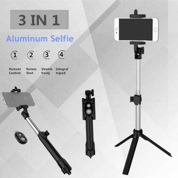 Bluetooth Selfie Stick Wireless Extendable Selfie Camera