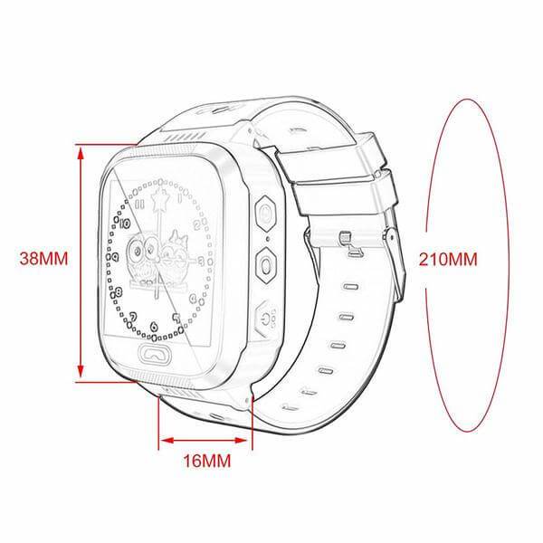 Kids Smart Watch Children's Safe Owl Wrist Watch Blue Pink