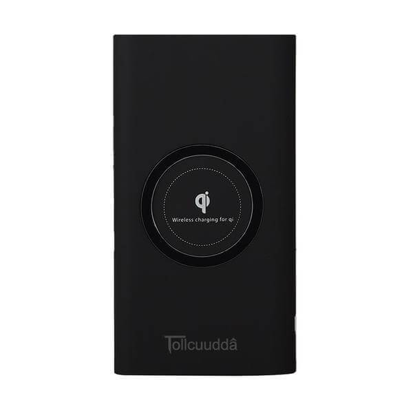 Portable Wireless Power Bank Grey Pink Black Travel Charger for Mobile Phone