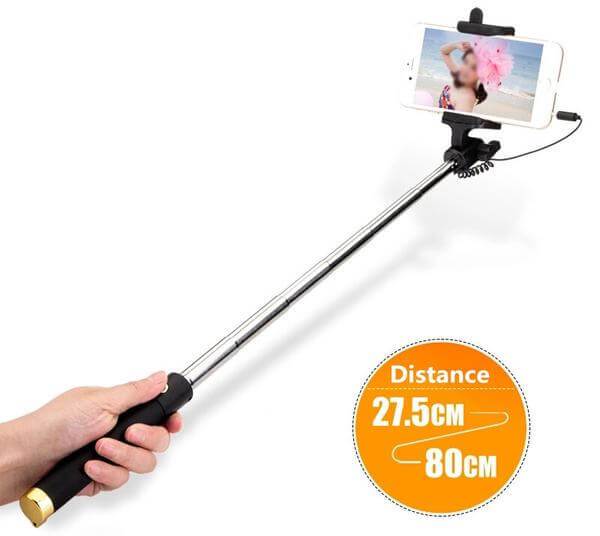 Universal Luxury Selfie Stick Grip Tripod Camera Video