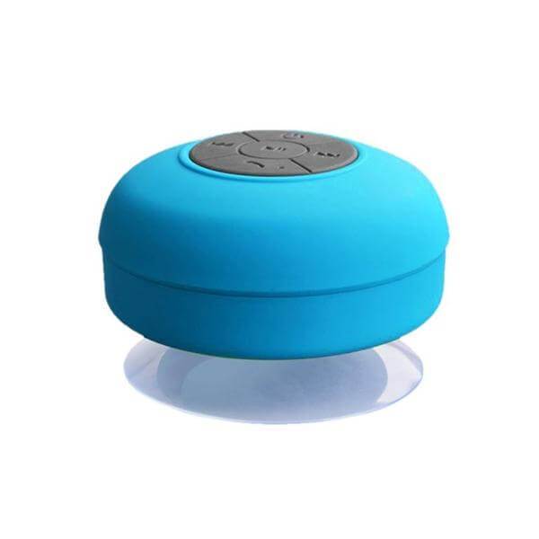 Vibrant Shower Speaker Waterproof Bassy Deep KaraokeFun Round Wall Sticks Music