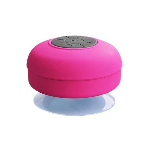 Vibrant Shower Speaker Waterproof Bassy Deep KaraokeFun Round Wall Sticks Music