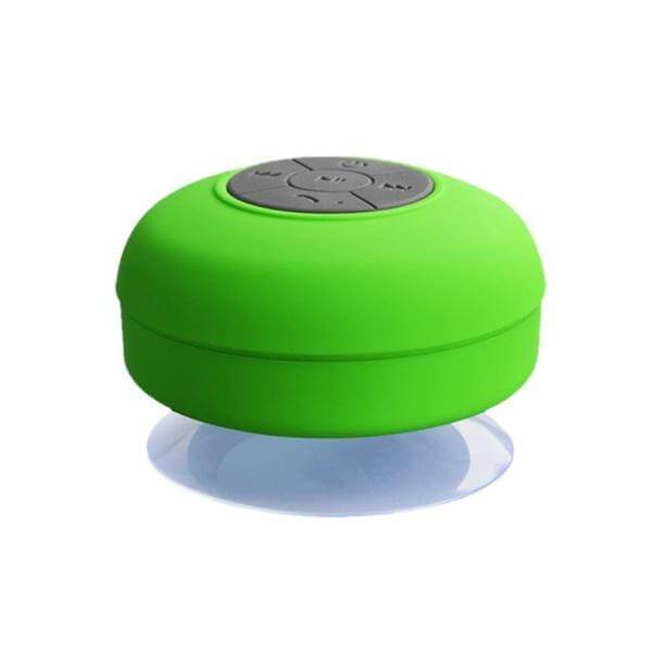 Vibrant Shower Speaker Waterproof Bassy Deep KaraokeFun Round Wall Sticks Music