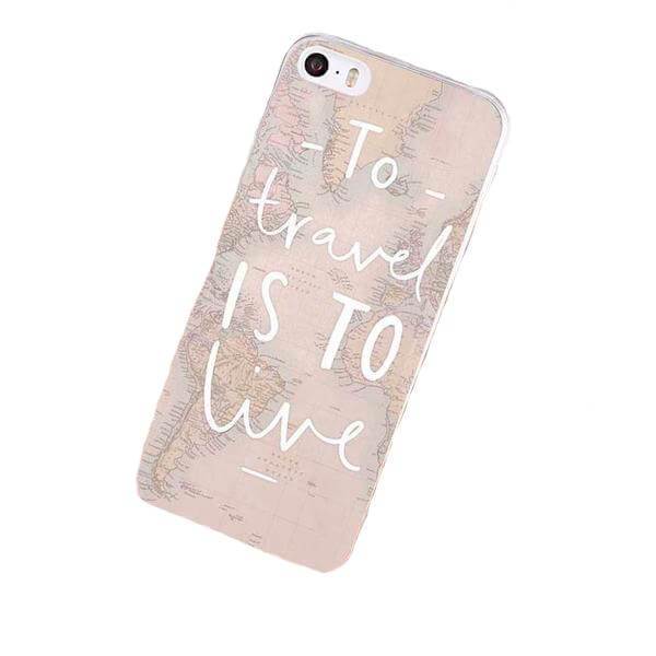 Travel iPhone Case Protective Mobile Phone Cover