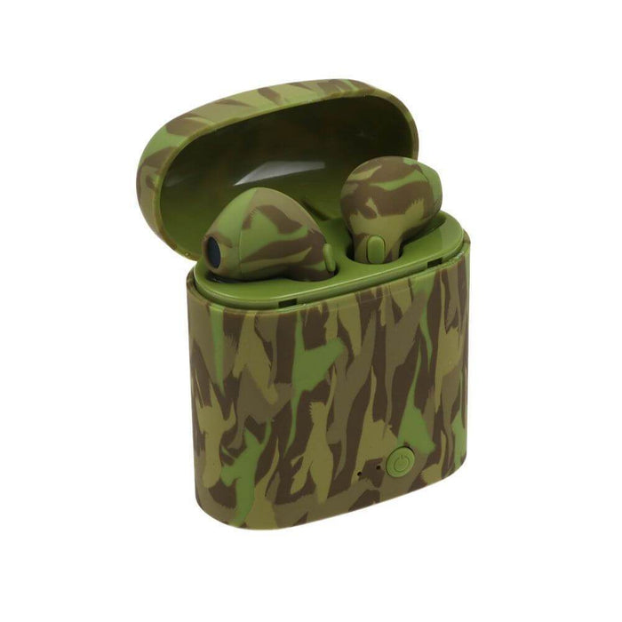 Camo Earpods Airpods Camouflage CustomPods Wireless Bluetooth Earphones