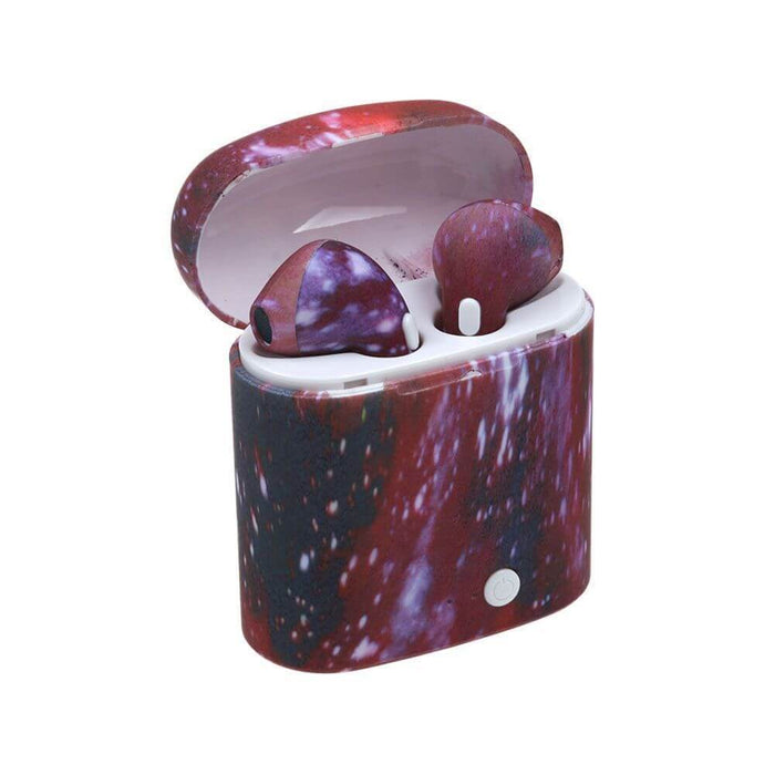 Galactic CustomPods Space style Colourful Wireless Earpods Airpods Bluetooth In-ear headphones