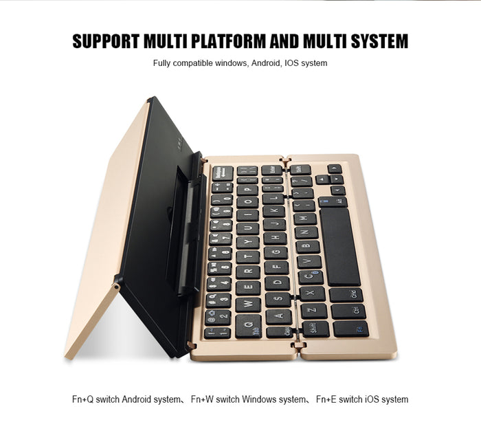 Premium Aluminium Foldable Keyboard