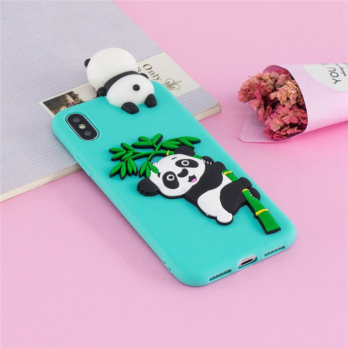 3D Panda iPhone Case