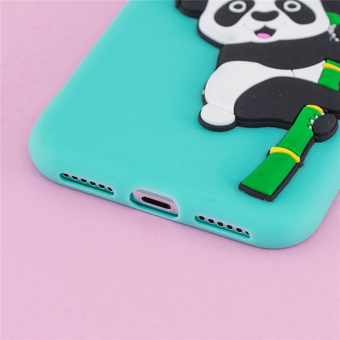 3D Panda iPhone Case