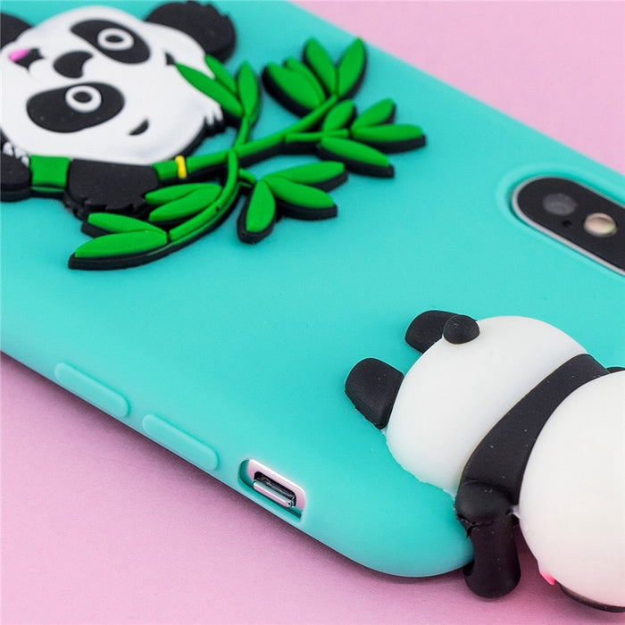 3D Panda iPhone Case