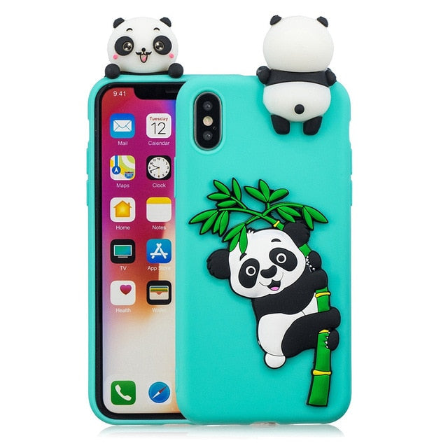 3D Panda iPhone Case