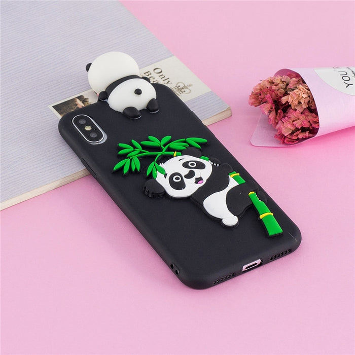3D Panda iPhone Case