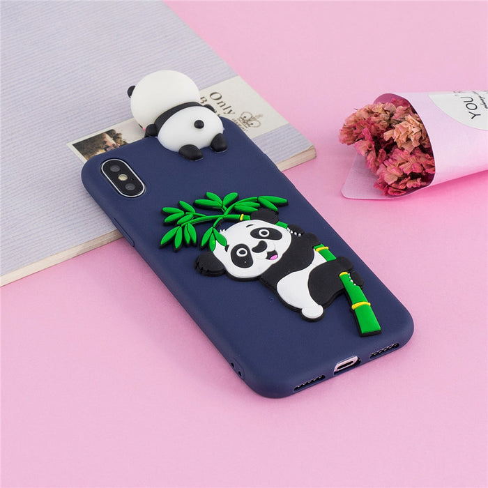 3D Panda iPhone Case