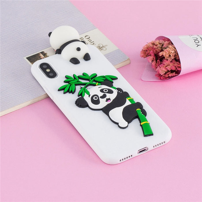 3D Panda iPhone Case