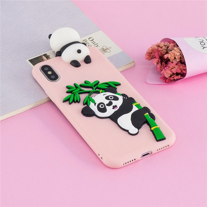 3D Panda iPhone Case