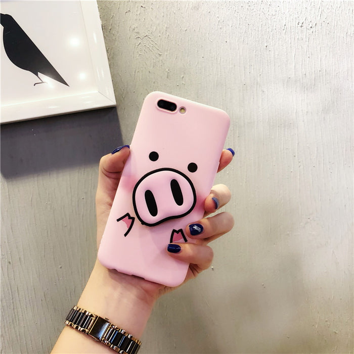Crazy Cute Pig iPhone Case