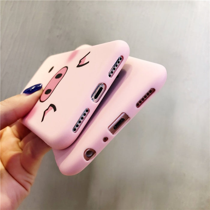 Crazy Cute Pig iPhone Case