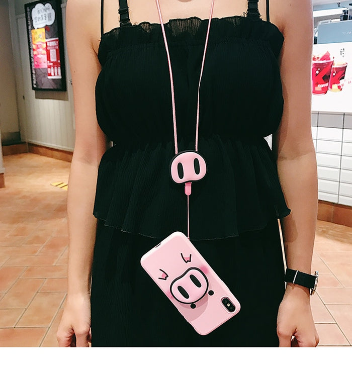 Crazy Cute Pig Samsung Case