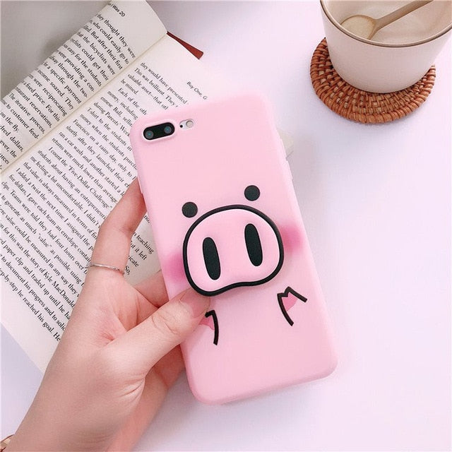 Crazy Cute Pig Samsung Case
