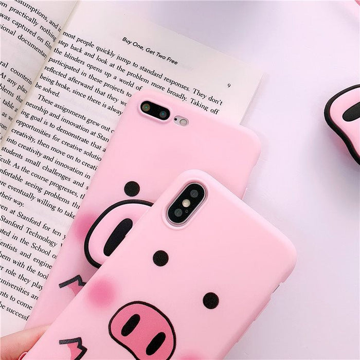 Crazy Cute Pig Samsung Case