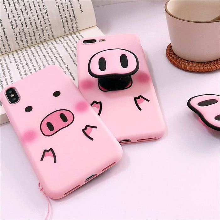 Crazy Cute Pig Samsung Case