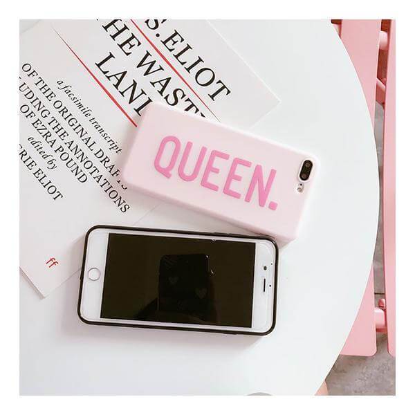 QUEEN iPhone Case Boss Couple Mobile phone Protective Case