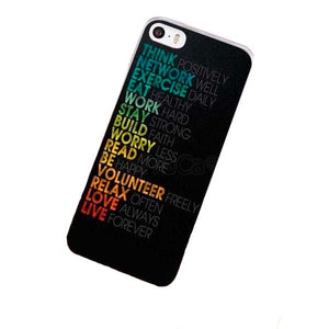 Travel iPhone Case Commandments Positive Phone Case