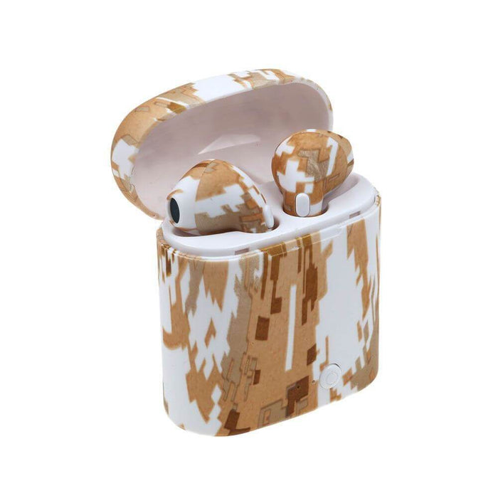 Camo Earpods Airpods Camouflage CustomPods Wireless Bluetooth Earphones 