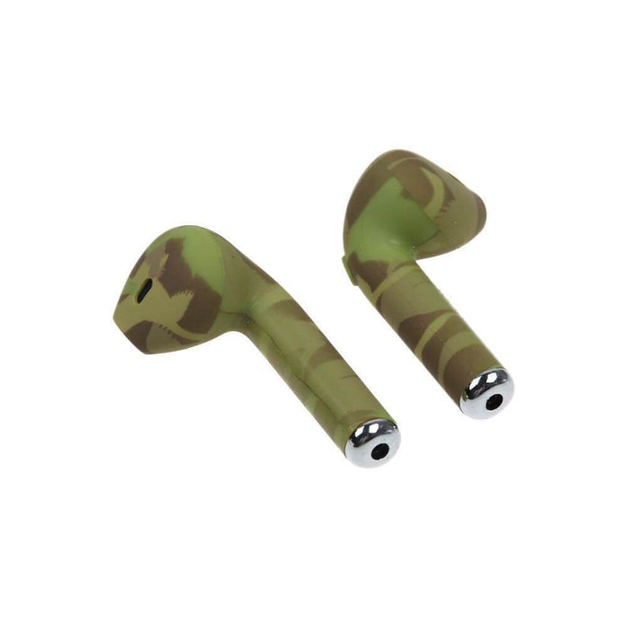 Camo Earpods Airpods Camouflage CustomPods Wireless Bluetooth Earphones 