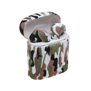 Camo Earpods Airpods Camouflage CustomPods Wireless Bluetooth Earphones 