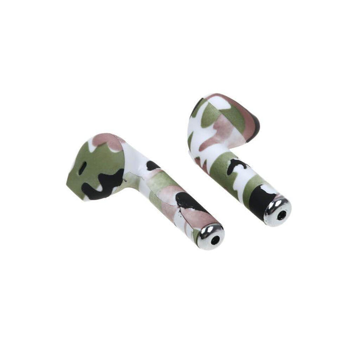 Camo Earpods Airpods Camouflage CustomPods Wireless Bluetooth Earphones 