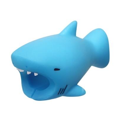 Blue Shark Phone Lead Protector Phone Accessory Cute Animal 