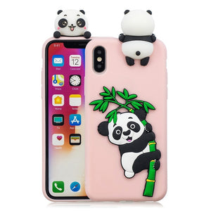 3D Panda iPhone Case